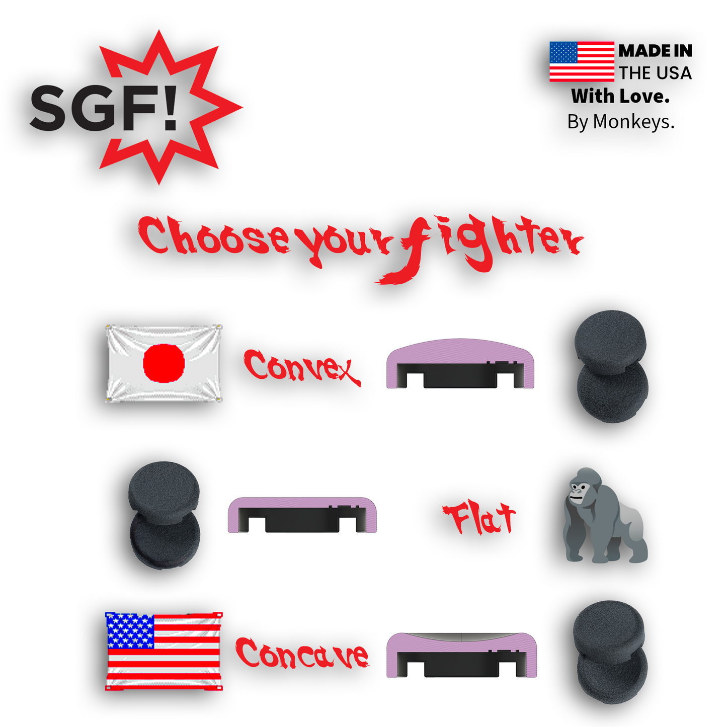 SGF MonKeys Button Caps