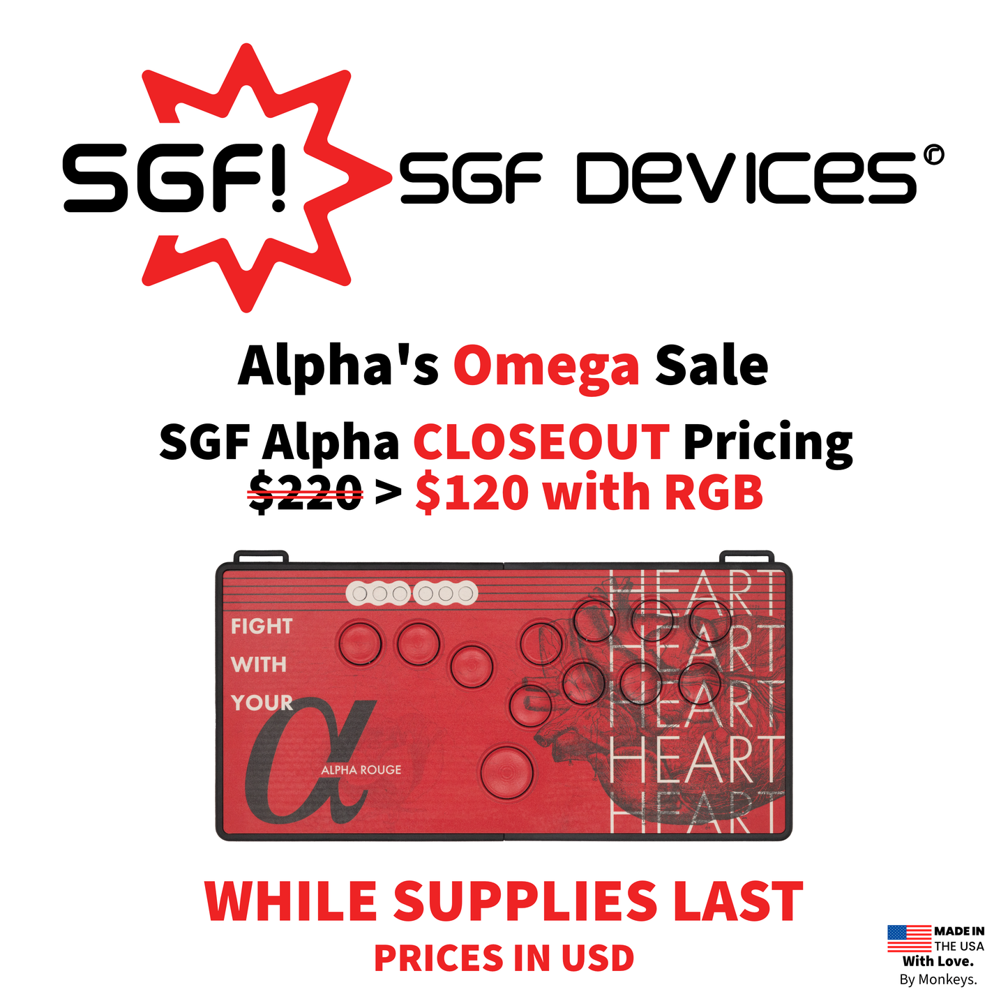 CLOSEOUT SALE: SGF Alpha