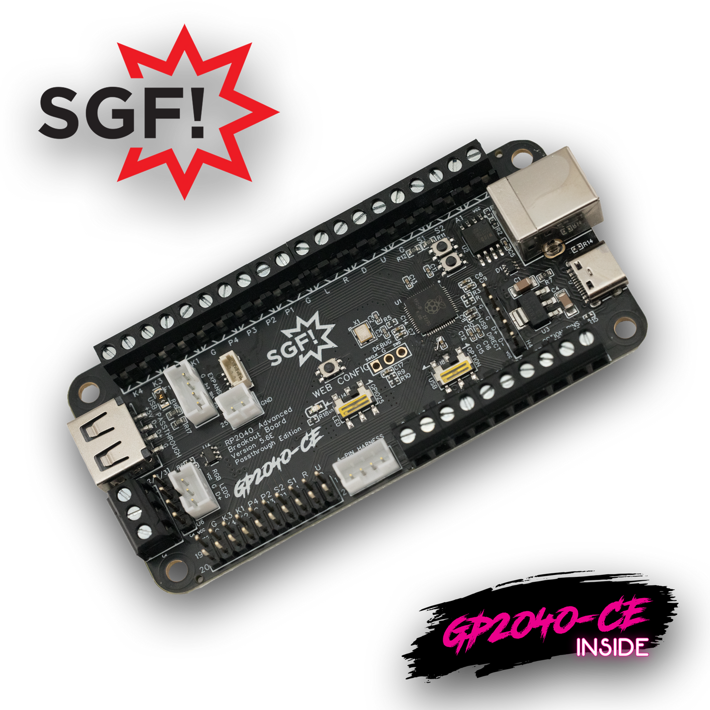 SGF Eddie v5.6 (RP2040 Advanced Breakout Board PE)